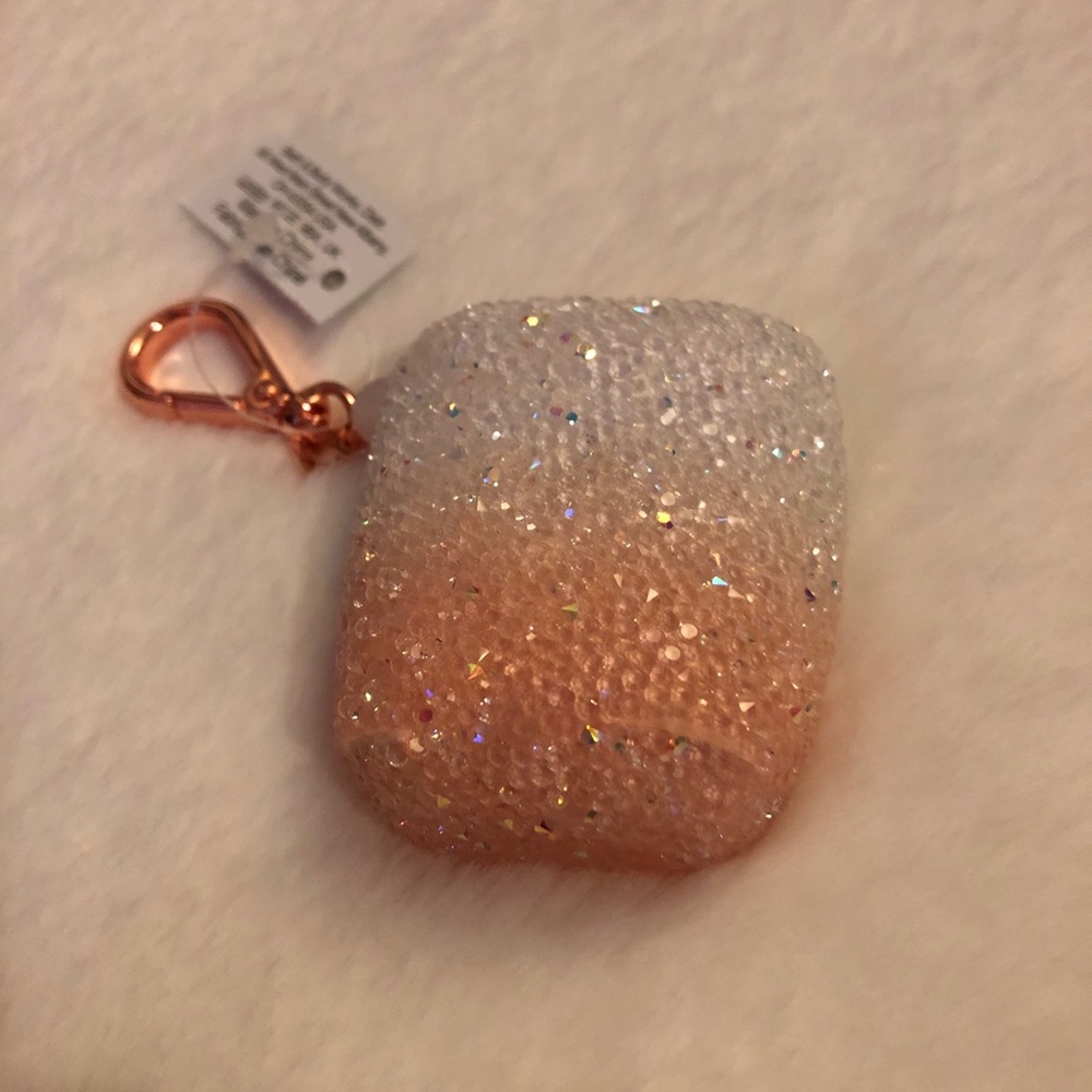 ✨ rose gold ombré pocketbac holder keychain